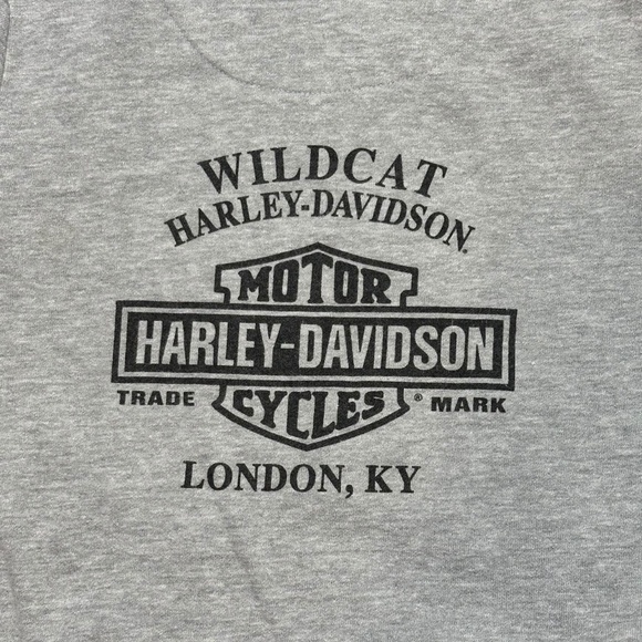 Grey Harley Davidson Crewneck Sweatshirt - Picture 3 of 3